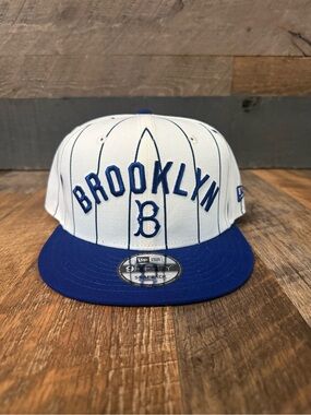 NWT New Era Brooklyn Dodgers Cooperstown Collection 9Fifty Pinstripe SnapBack